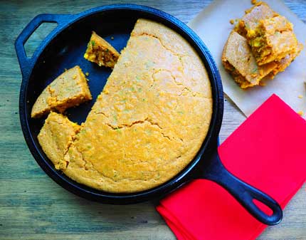 Southern Buttermilk Skillet Cornbread